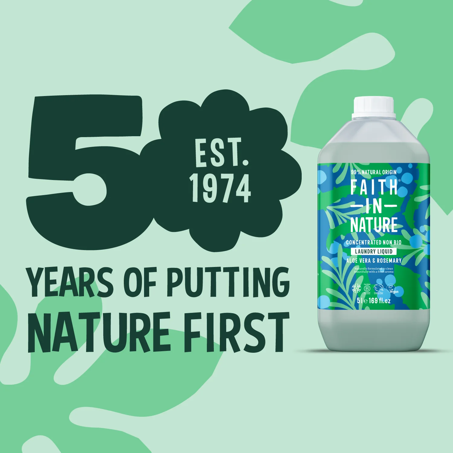 Aloe Vera & Rosemary Laundry Liquid - 5L - Image 8