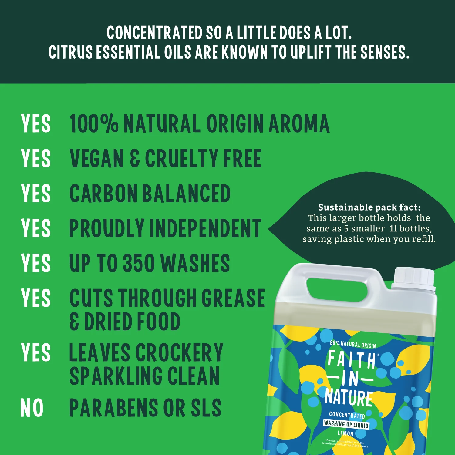 Lemon Washing Up Liquid 5L - Image 7