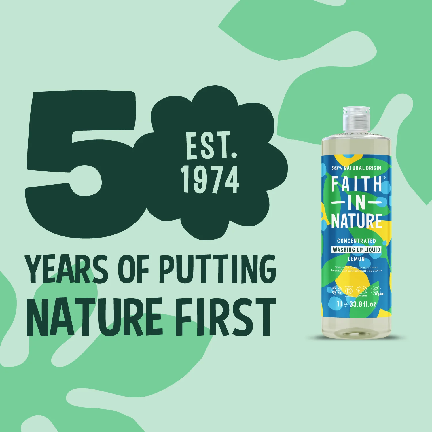 Lemon Washing Up Liquid - 1L - Image 8