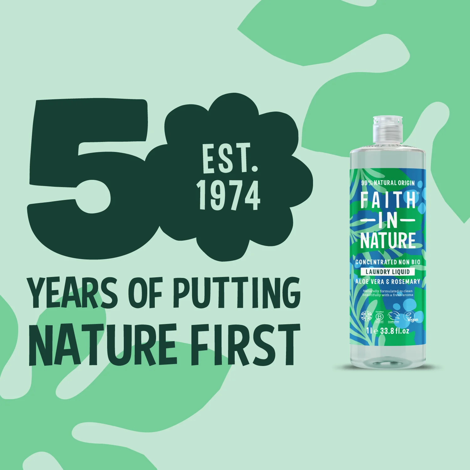 Aloe Vera & Rosemary Laundry Liquid - 1L - Image 8