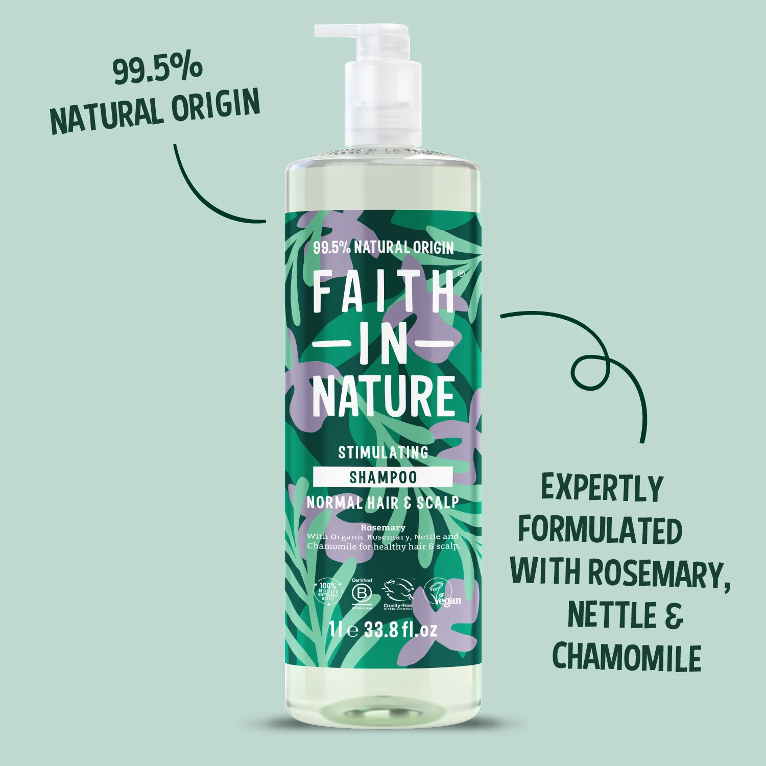 Rosemary Shampoo - 1L - Image 3